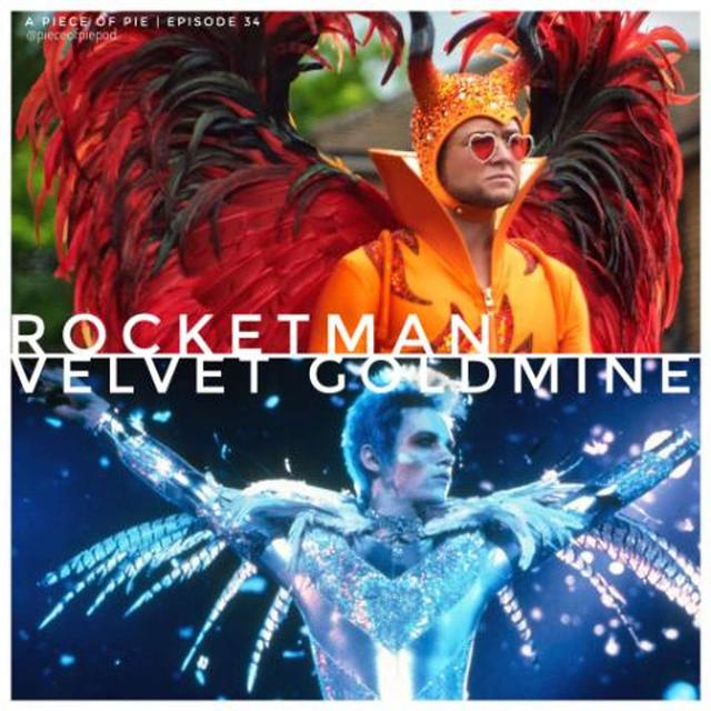 Rocketman & Velvet Goldmine - podcast episode cover