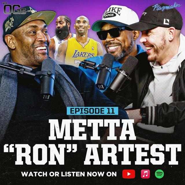 Metta “Ron” Artest Reveals Why He Hit James Harden, Untold Kobe & NBA Fight Stories| The OGs Ep 11 - podcast episode cover