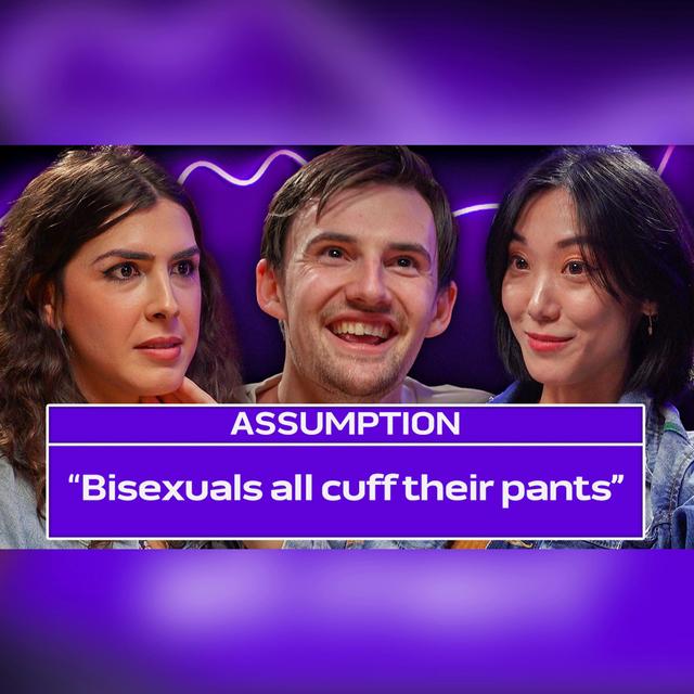 Bisexuals Respond To Assumptions | Pride Month (Aiden Calvin, Tricia Birdy, Veronica Valdes) - podcast episode cover