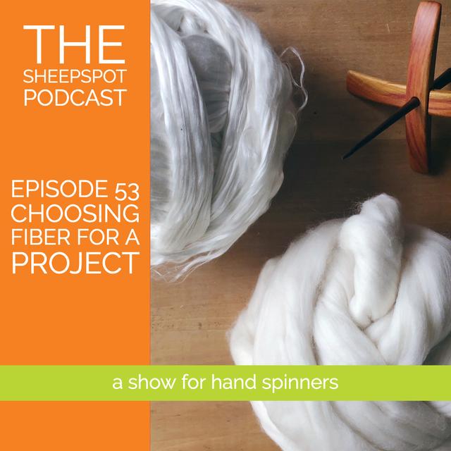 Episode 53: Choosing fiber for a project - podcast episode cover