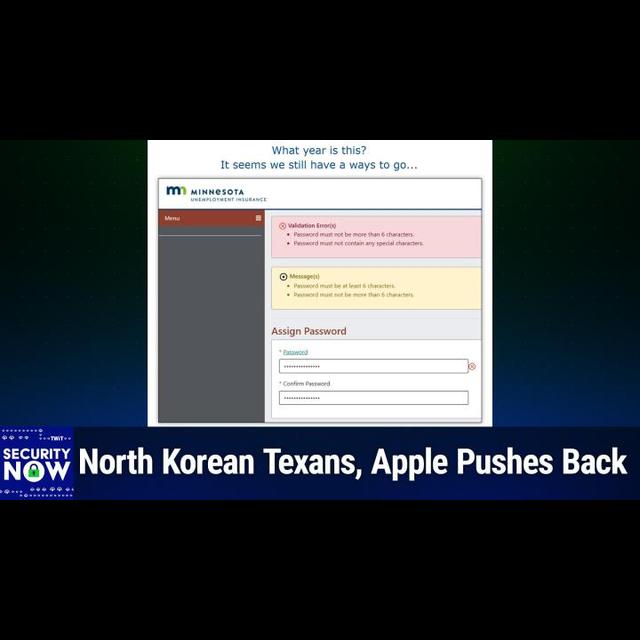 SN 1016: The Bluetooth Backdoor - North Korean Texans, Apple Pushes Back - podcast episode cover
