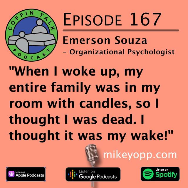 #167 - Organizational Psychologist - Emerson Souza - "Hear Some Evil" - podcast episode cover