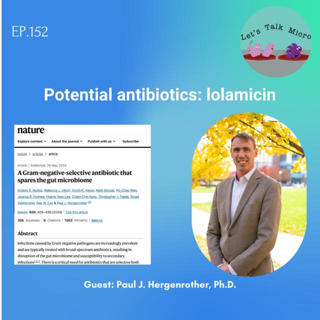 152: Potential antibiotics: lolamicin - podcast episode cover