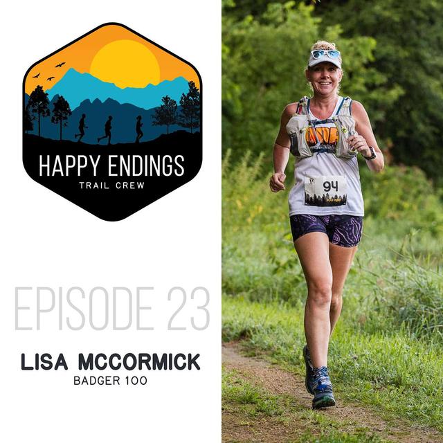 Lisa McCormick with the Badger 100 - podcast episode cover