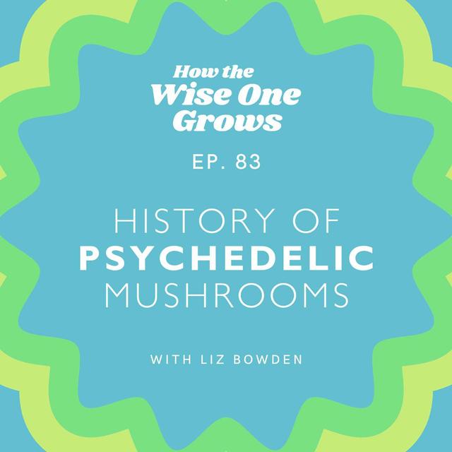 Retelling the History of Psychedelic Mushrooms: From Ancient Rituals to Modern Healing with Liz Bowden(83) - podcast episode cover