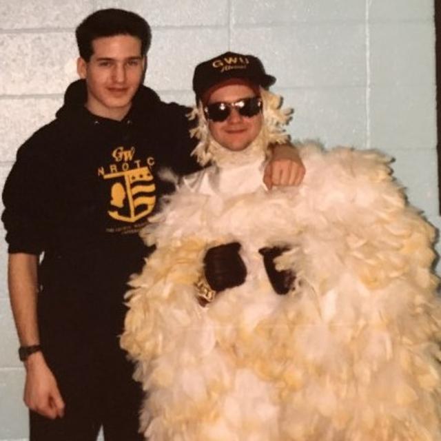 That time Tony was paid to dress up in a chicken costume and got heckled by Rodney Dangerfield - podcast episode cover