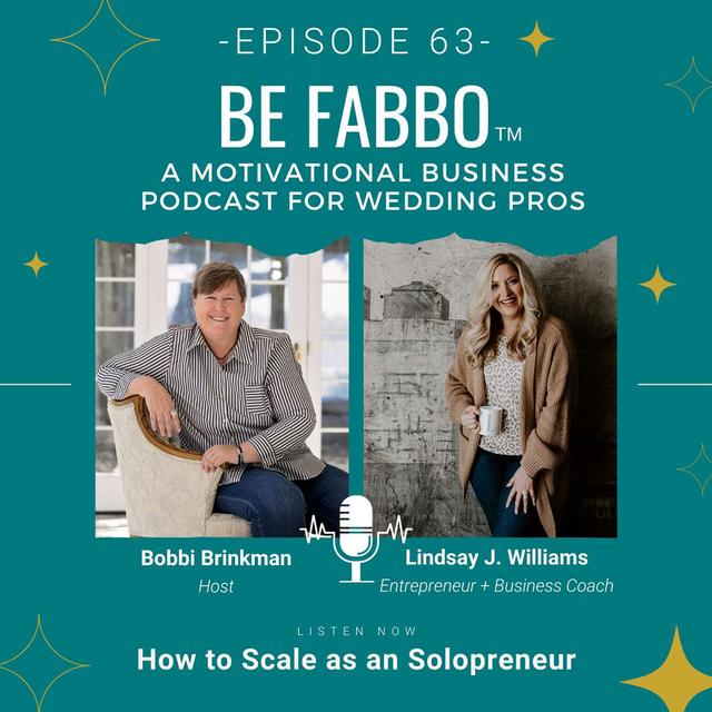 63: How To Scale As A Solopreneur - Lindsay J. Williams - podcast episode cover