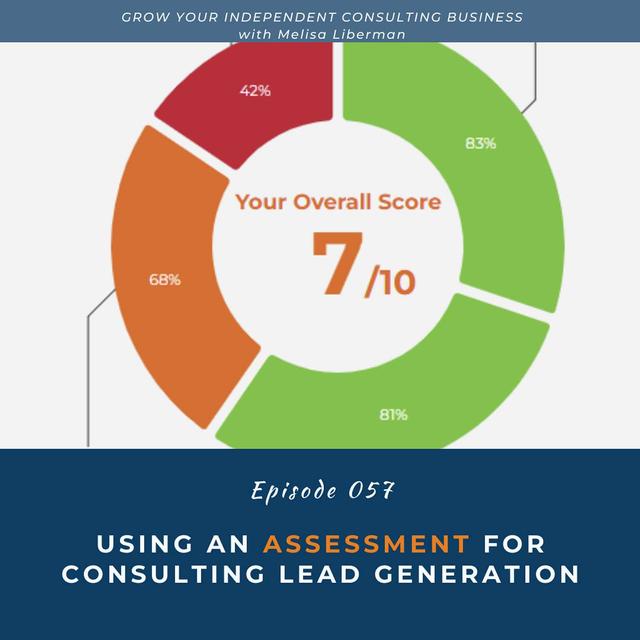 EP. 057 Using An Assessment for Consulting Lead Generation - podcast episode cover