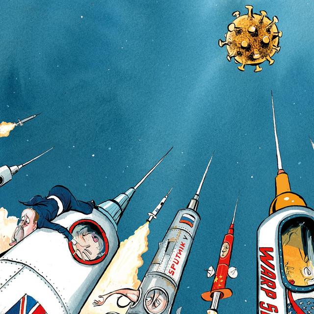 Winning shot: how the vaccines race has become a power struggle - podcast episode cover