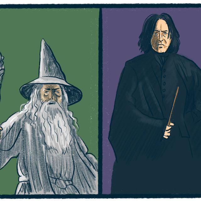 Gandalf vs. Snape: a hero debate - podcast episode cover