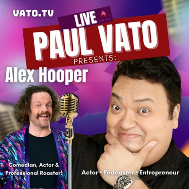 Comedian, Actor, Roaster & Pug Lover On What It's Like To Roast The Judges HARD On America's Got Talent, Get Booed & Then Get Invited Back With Alex Hooper. - podcast episode cover