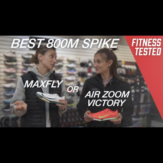 Best Spike for the 800 | Nike Maxfly 2 v. Nike Air Zoom Victory 2 - podcast episode cover