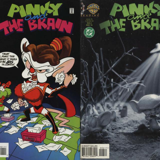 What if Pinky and The Brain tried to be comic book superheroes and low-budget horror movie directors to take over the world? - podcast episode cover