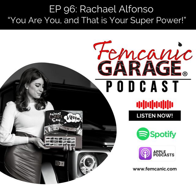 EP. 96: Rachael Alfonso — “You Are You, and That is Your Super Power!" - podcast episode cover