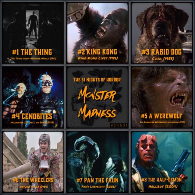 X12 | 31in31: Monster Madness - Part 1/4 (Monsters 1-8) - podcast episode cover