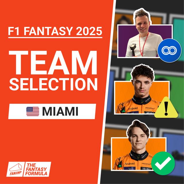 F1 Fantasy: Best Lineups for the Miami GP 2025 (ft. Chris McCarthy) | The Fantasy Formula - podcast episode cover