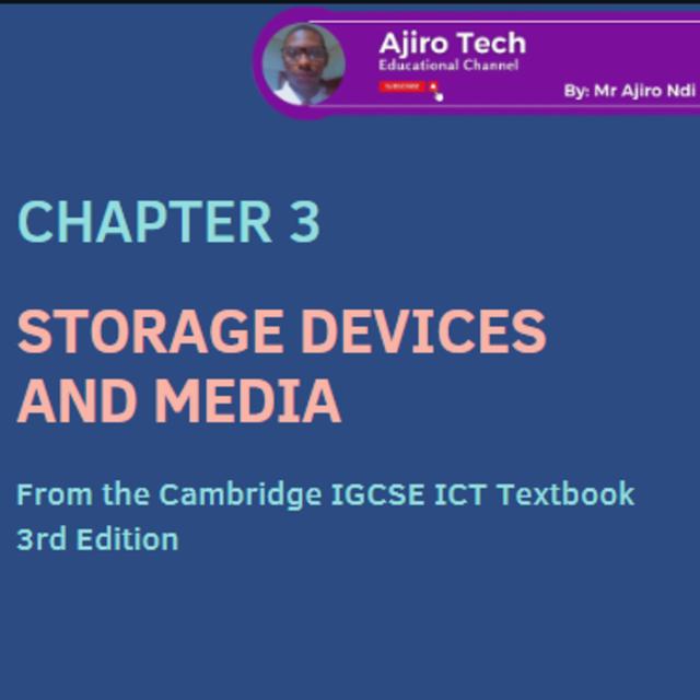 IGCSE ICT Paper 1 - Storage Devices and Media - Ajiro Tech - podcast episode cover