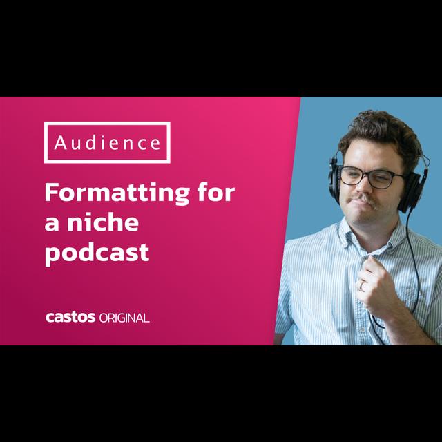 Formatting for a niche podcast - podcast episode cover
