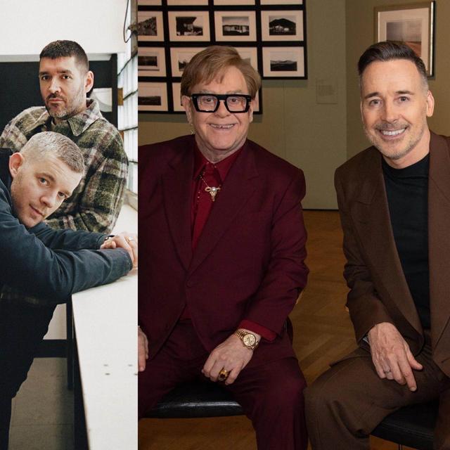 Sir Elton John and David Furnish - podcast episode cover
