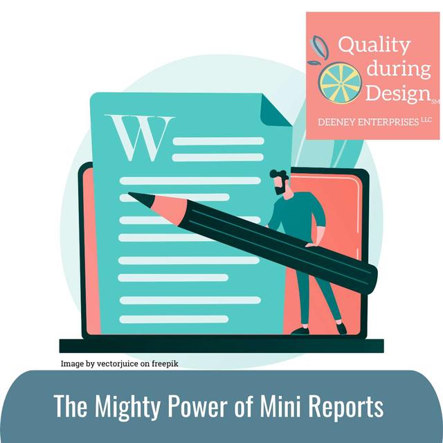 The Mighty Power of Mini Reports - podcast episode cover