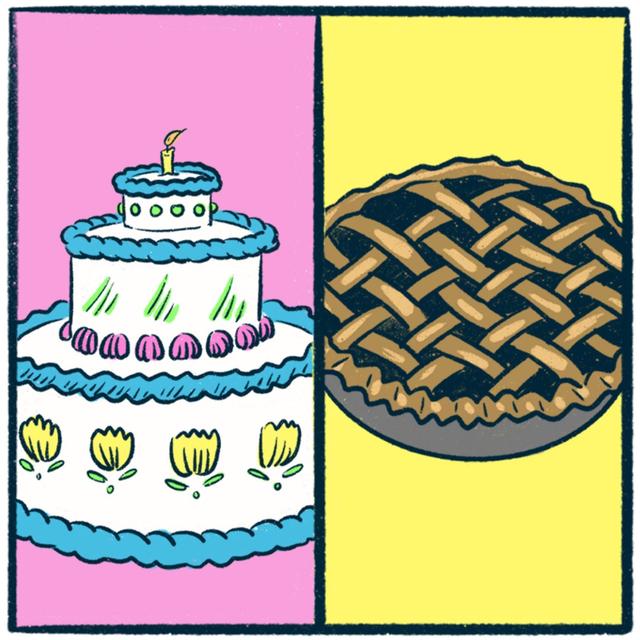 Cake vs. Pie: a tasty debate - podcast episode cover