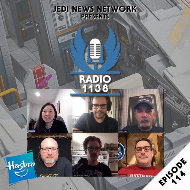 RADIO 1138: Episode 114 - Hasbro Q&A with Jing Houle and Chris Reiff Discussing The Ghost HasLab and SDCC Reveals - podcast episode cover