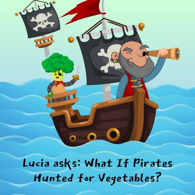 340. Lucia asks: What If Pirates Hunted for Vegetables? - podcast episode cover
