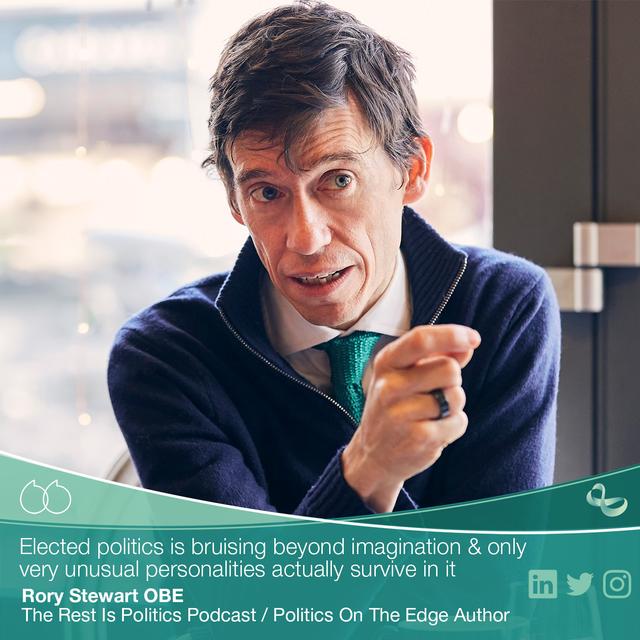 Rory Stewart – Politics On The Edge - podcast episode cover