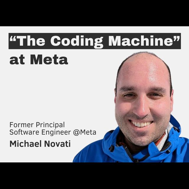 “The Coding Machine” at Meta with Michael Novati - podcast episode cover