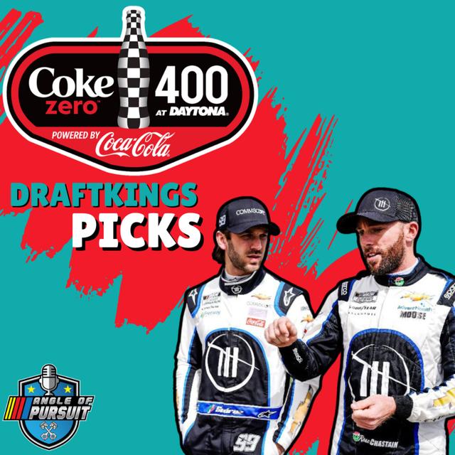 NASCAR DFS: Coke Zero Sugar 400 at Daytona | DraftKings Picks - podcast episode cover