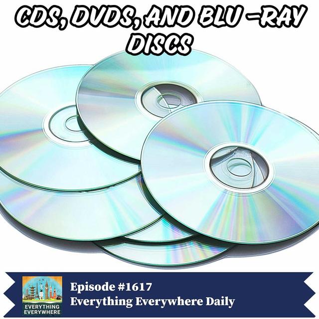 CDs, DVDs, and Blu Ray - podcast episode cover