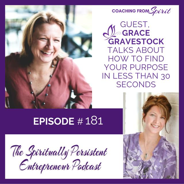 How to Find Your Purpose in Less Than 30 Seconds with Grace Gravestock - podcast episode cover