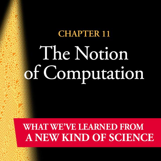 What We've Learned from NKS Chapter 11: The Notion of Computation - podcast episode cover