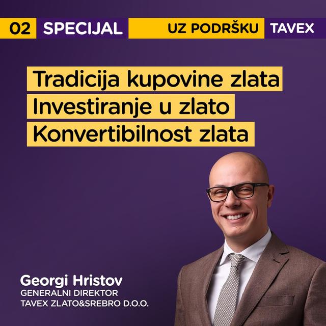 Investiciono zlato, uslovi i opcije za kupovinu i prodaju - Pojačalo Tavex specijal EP2 - podcast episode cover