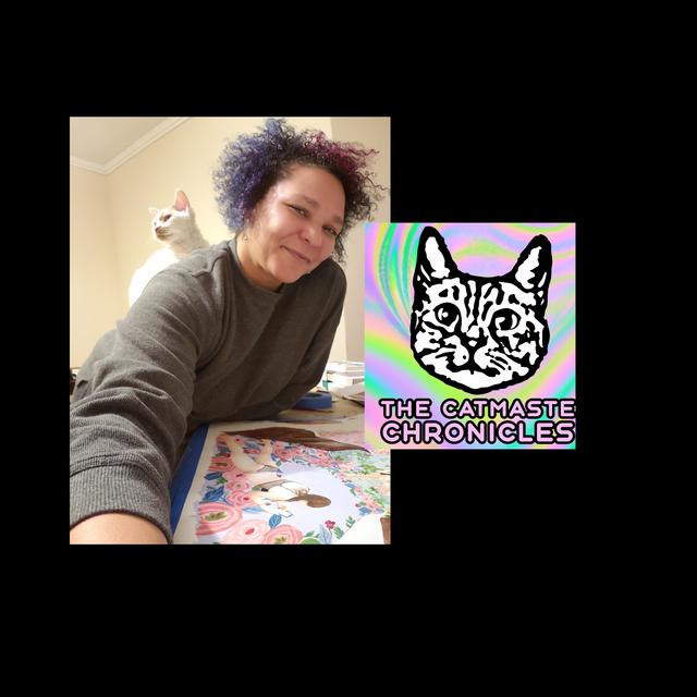 Katie Commodore 'A life journey of an artist and cats' - podcast episode cover