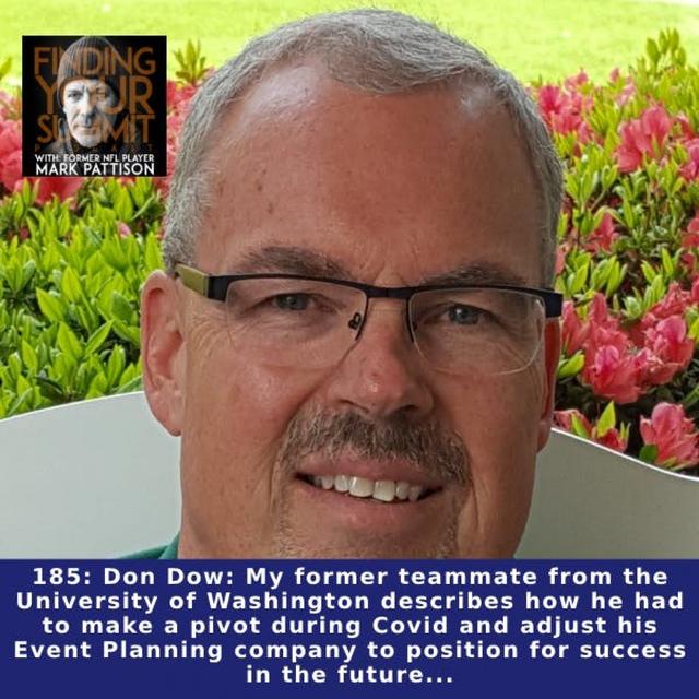 Don Dow: My former teammate from the University of Washington describes how he had to make a pivot during Covid and adjust his Event Plannin - podcast episode cover