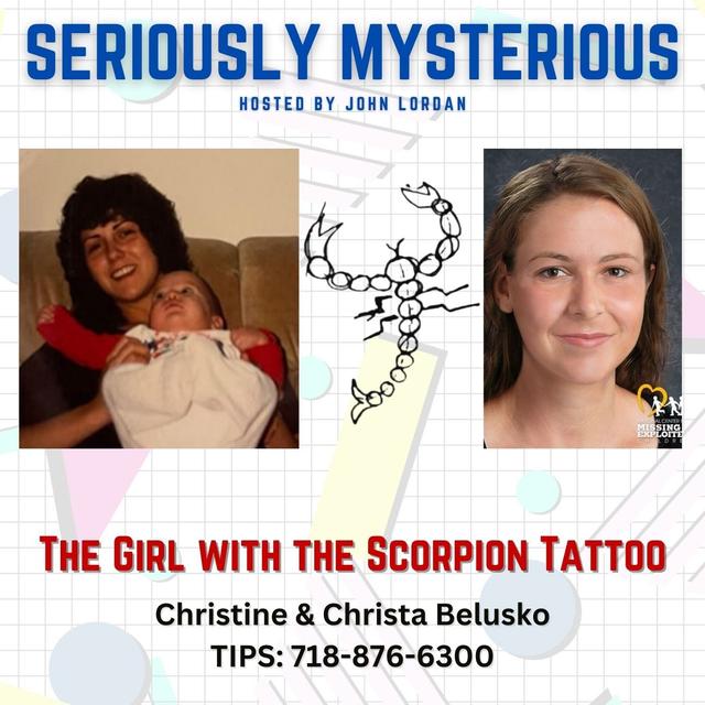 The Girl with the Scorpion Tattoo - Christine and Christa Belusko - podcast episode cover