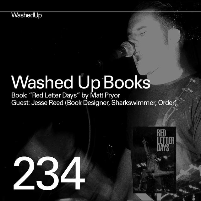 #234 - Washed Up Books (Red Letter Days by Matt Pryor, Guest: Book Designer Jesse Reed) - podcast episode cover