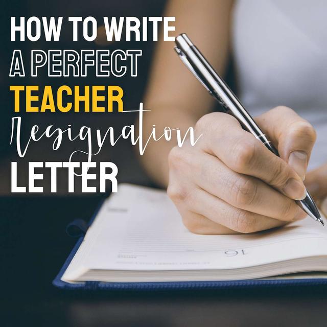 How to Write the Best Teacher Resignation Letter - podcast episode cover