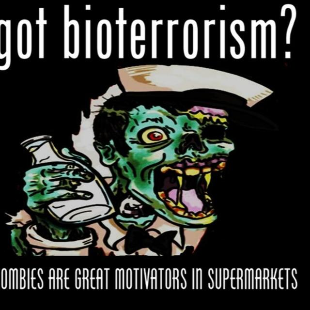 Show sample for 4/24/24: GOT BIOTERRORISM? ZOMBIES ARE GREAT MOTIVATORS IN SUPERMARKETS - podcast episode cover