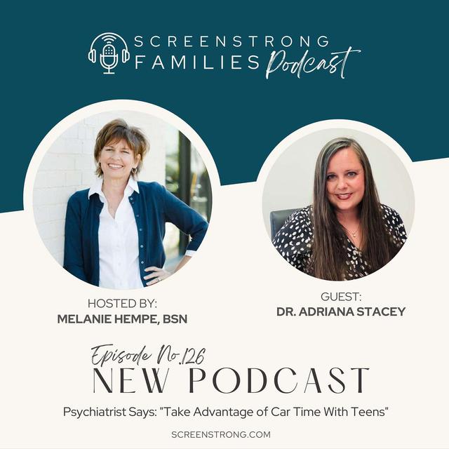Psychiatrist Says: "Take Advantage of Car Time With Teens" (#126) - podcast episode cover