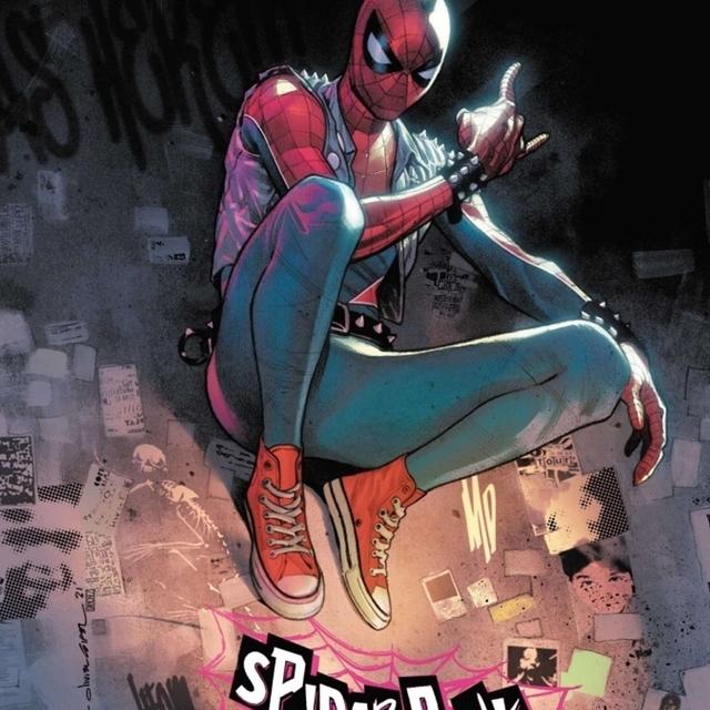 What if Spider-Man was in a punk band aka what if Spider-Punk formed the Spider-Band to take on fascists? Plus previewing Across the Spider-Verse - podcast episode cover