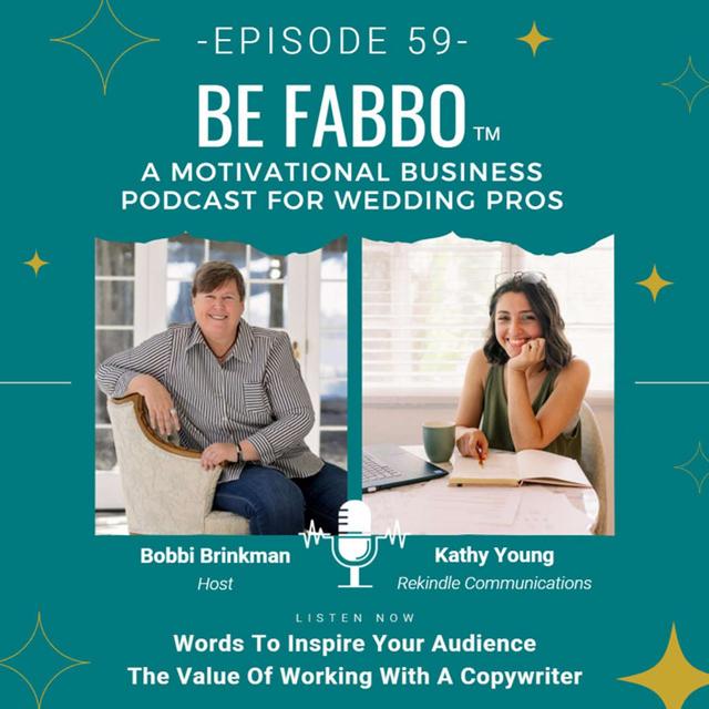 59: Kathy Young- The Value of Working With a Copywriter - podcast episode cover