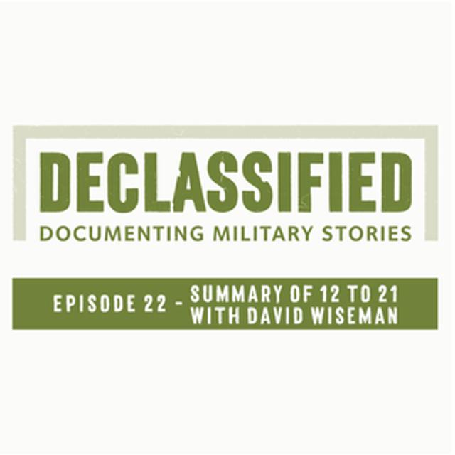 Episode 22 - Summary of 12 - 21 with David Wiseman - podcast episode cover