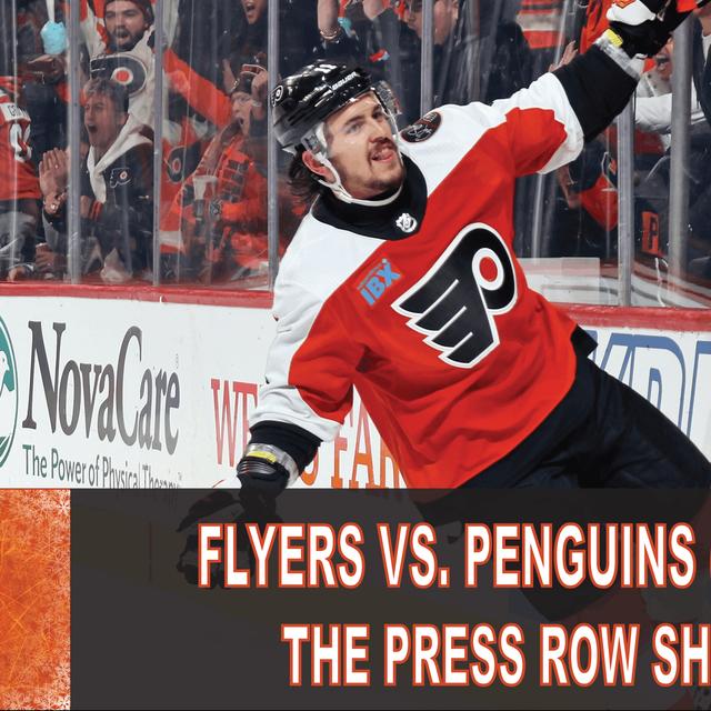 The Press Row Show Special: Cutter Gauthier Traded! (Flyers vs. Penguins 1/8/24) - podcast episode cover