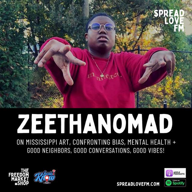 Spoken Word With Mississippi Based Poet ZeeThaNomad - podcast episode cover