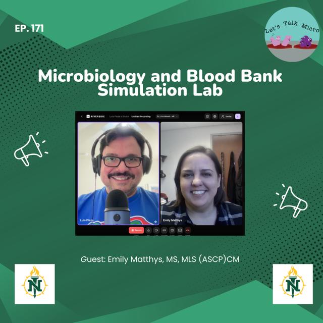 171: Microbiology and Blood Bank Simulation Lab - podcast episode cover