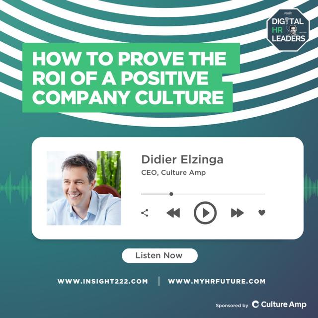 How to Prove the ROI of a Positive Company Culture (an Interview with Didier Elzinga) - podcast episode cover