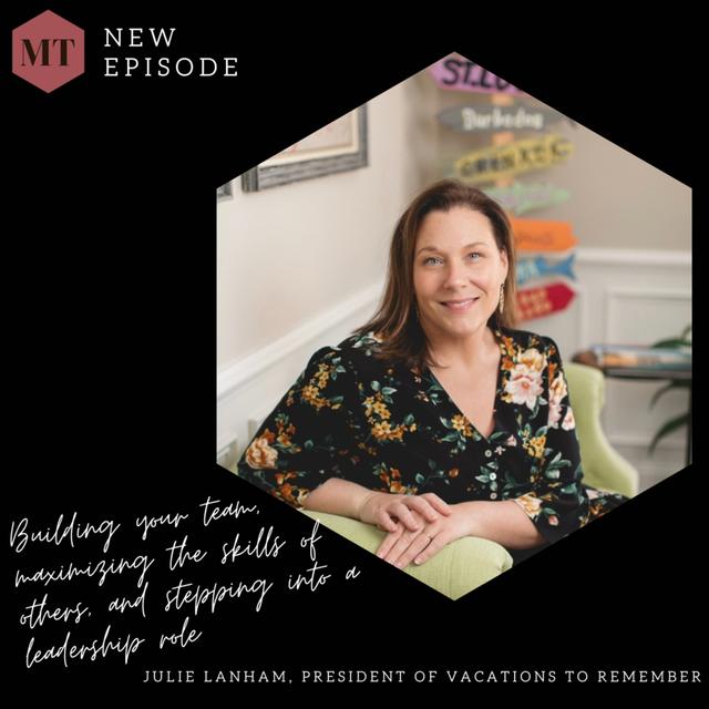 Building your team, maximizing the skills of others, and stepping into a leadership role - podcast episode cover