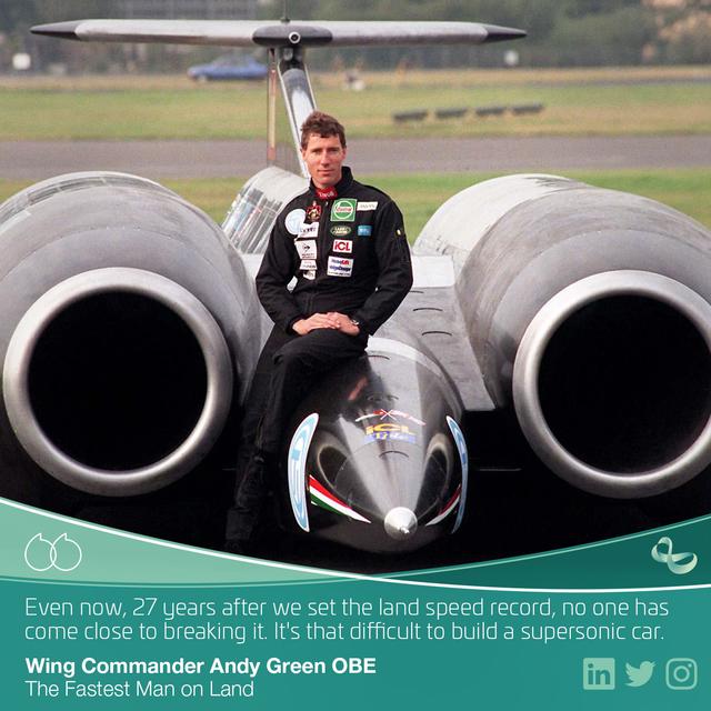 Breaking the Sound Barrier with the Fastest Man on Land - podcast episode cover